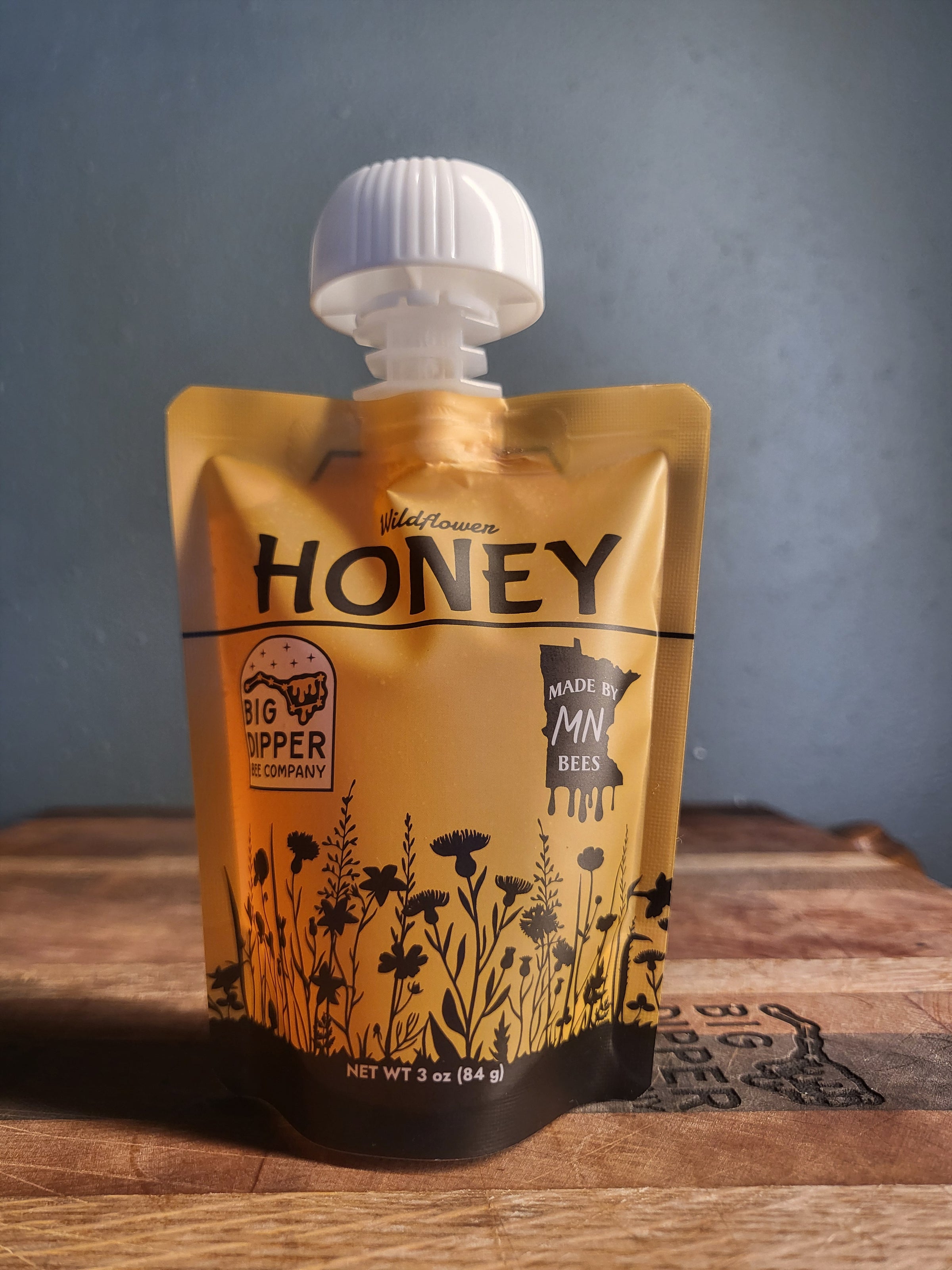 Southern Minnesota Sweetness On-The-Go: 3oz Squeezable Honey Pouch
